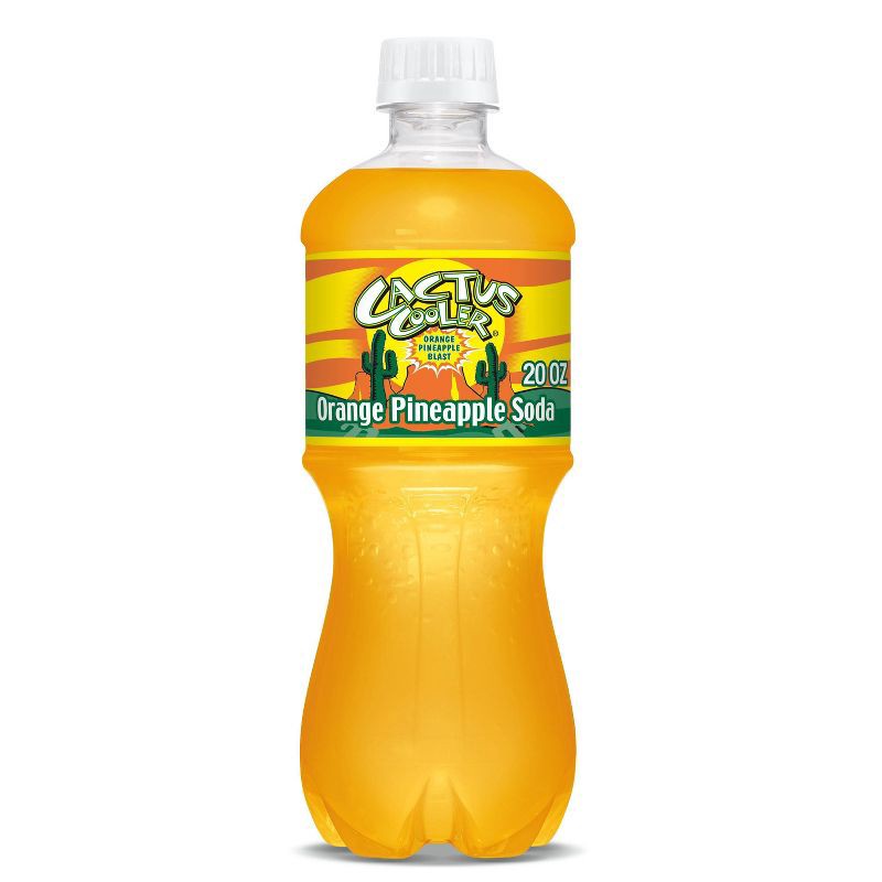 slide 1 of 3, Cactus Cooler Orange Pineapple Soda - 20 fl oz Bottle, 20 fl oz