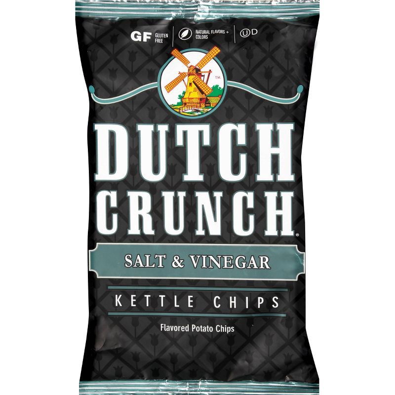 slide 2 of 5, Old Dutch Salt & Vinegar Kettle Potato Chips - 9oz, 9 oz