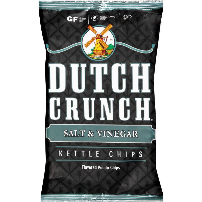 slide 1 of 5, Old Dutch Salt & Vinegar Kettle Potato Chips - 9oz, 9 oz