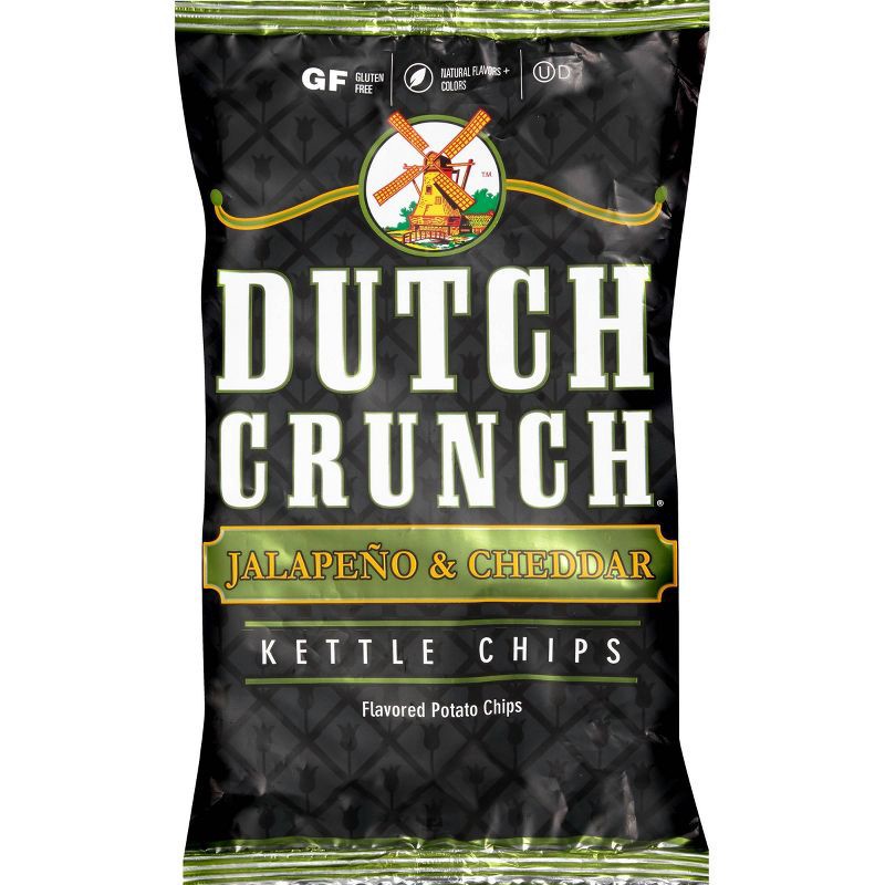 slide 1 of 3, Old Dutch - Dutch Crunch Jalapeno & Cheddar Kettle Potato Chips - 9oz, 9 oz