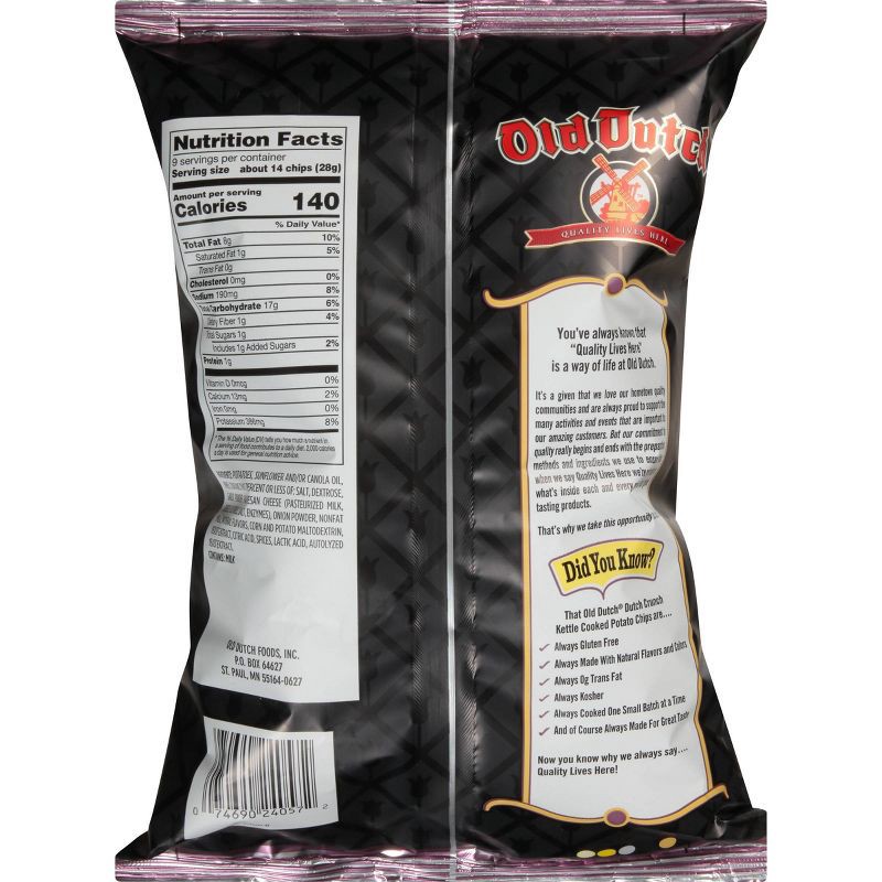 slide 2 of 3, Old Dutch Parmesan & Garlic Kettle Chips - 9oz, 9 oz