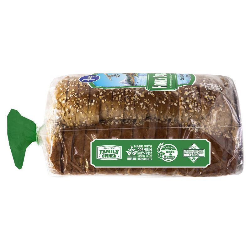 slide 2 of 4, Franzlake Washington Honey Nut & Oat Bread - 24oz, 24 oz