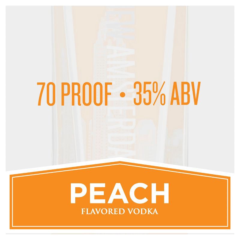 slide 4 of 4, New Amsterdam Peach Flavored Vodka - 750ml Bottle, 750 ml