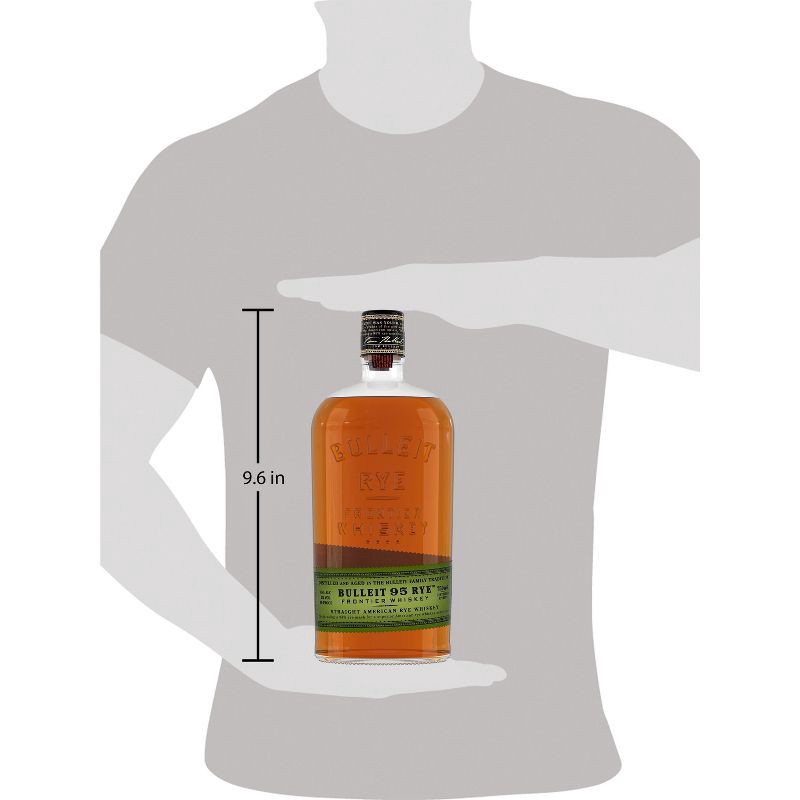 slide 9 of 9, Bulleit 95 Rye Frontier Whiskey - 750ml Bottle, 750 ml