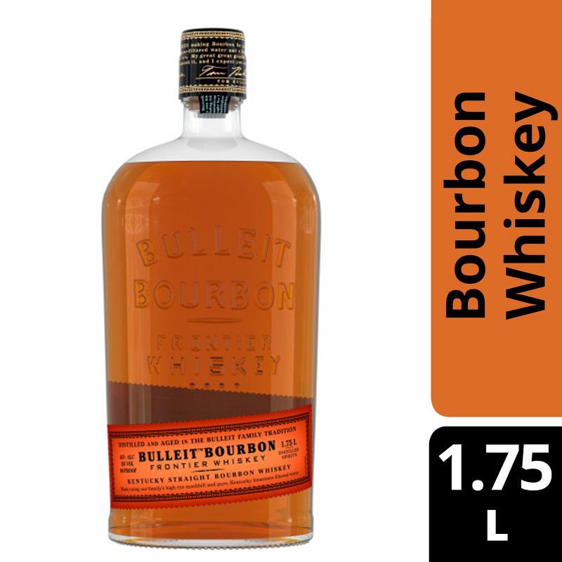 slide 10 of 10, Bulleit Bourbon Whiskey - 1.75L Bottle, 1.75 liter