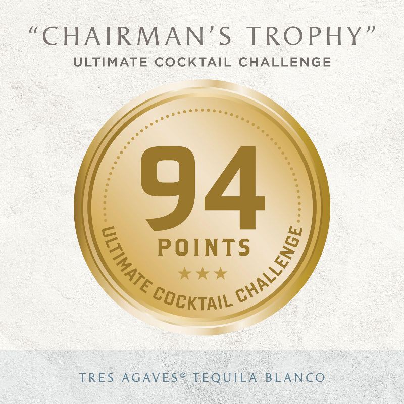 slide 3 of 9, Tres Agaves Blanco Tequila - 750ml Bottle, 750 ml