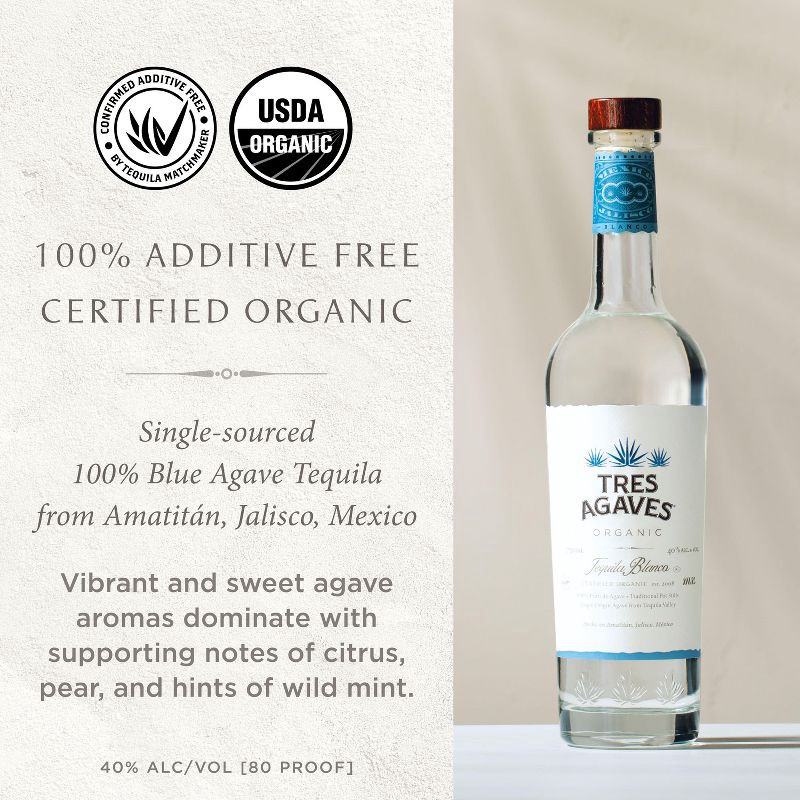 slide 2 of 9, Tres Agaves Blanco Tequila - 750ml Bottle, 750 ml