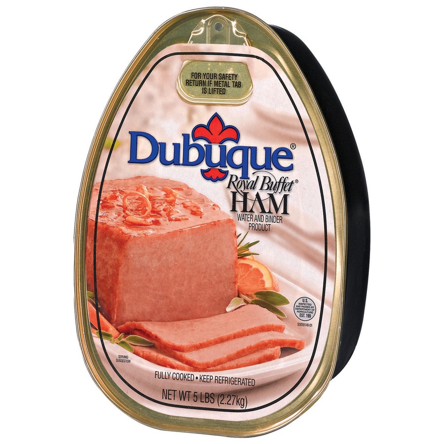 slide 2 of 3, DUBUQUE Royal Buffet Canned Ham 5 lb., 80 oz