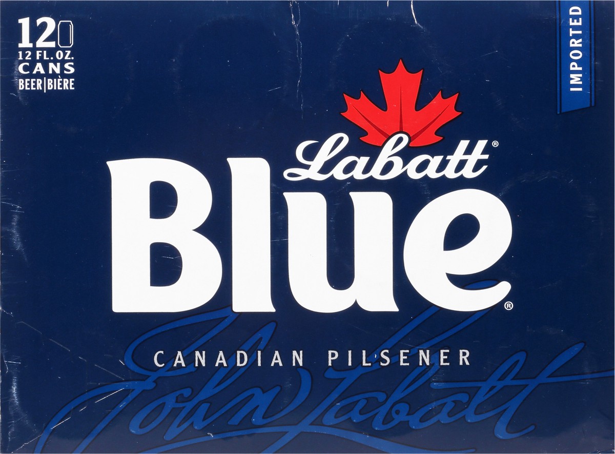 slide 12 of 12, Labatt Blue Canadian Pilsener Beer 12pk/12oz Cans, 12 ct
