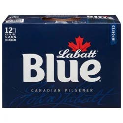 Labatt Blue Canadian Pilsener Beer 12pk/12oz Cans
