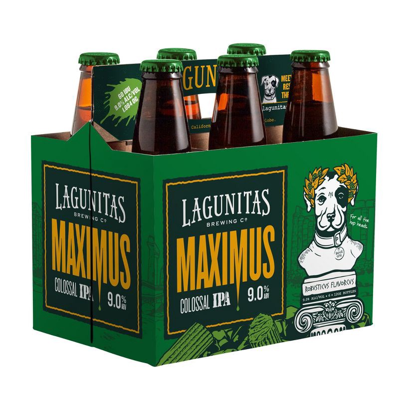 slide 2 of 3, Lagunitas Maximus IPA Beer - 6pk/12 fl oz Bottles, 6 ct; 12 fl oz