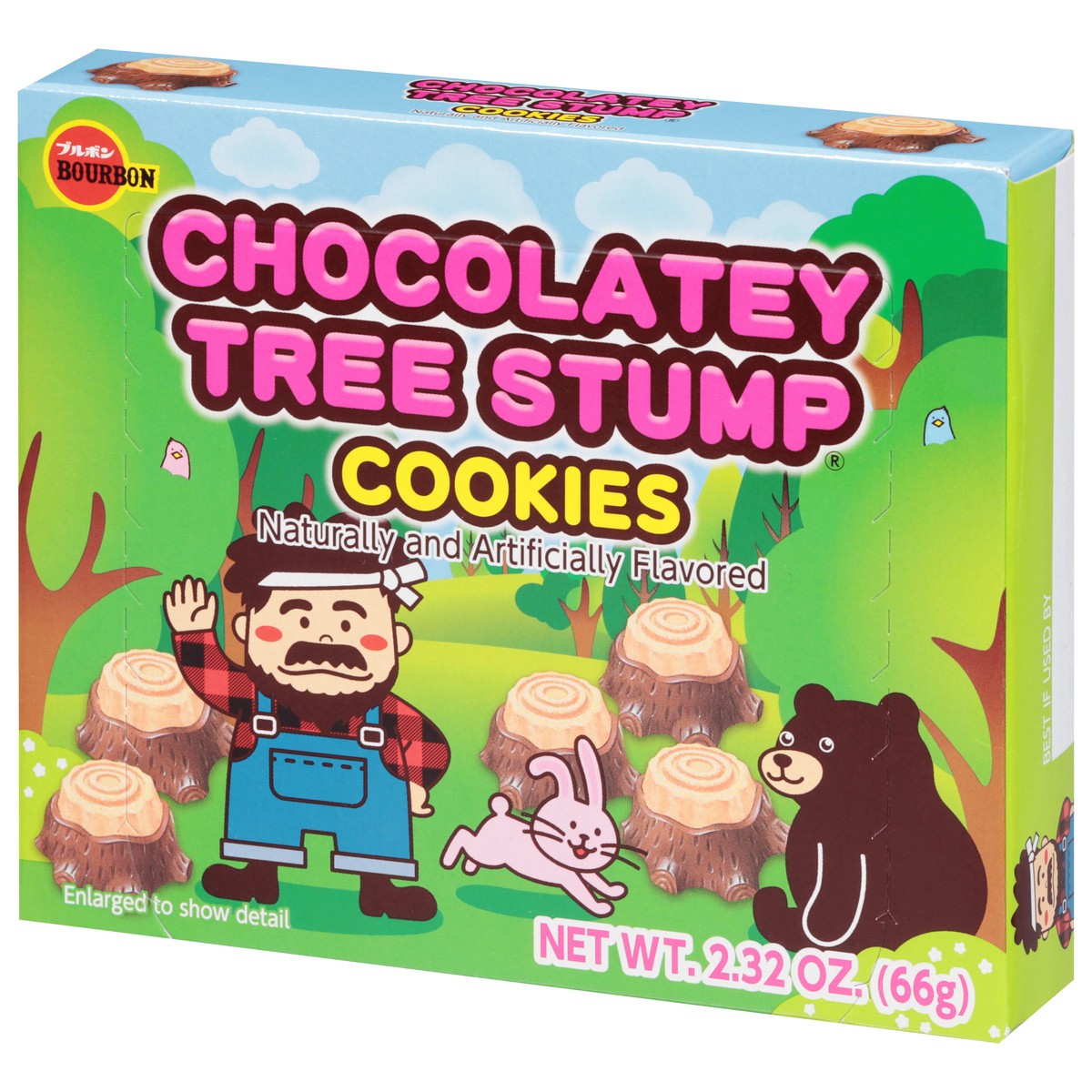 slide 6 of 13, Bourbon Usa Tree Stump Choc Cookie, 2.32 oz