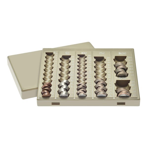 slide 3 of 6, Nadex Coin Organizer Tray, Beige, 1 ct