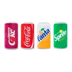 Coca-Cola Reversible Plush Cans