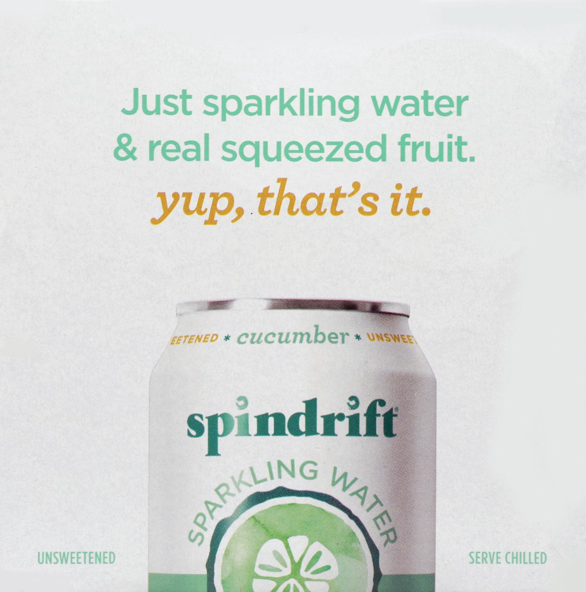 slide 2 of 4, Spindrift Cucumber Sparkling Water, 4 ct