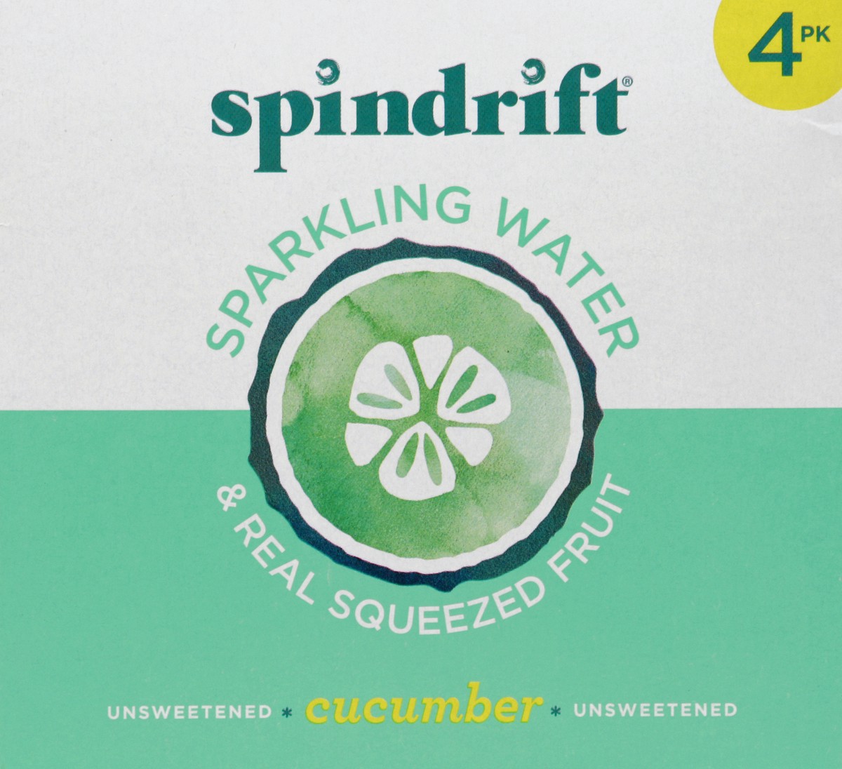 slide 4 of 4, Spindrift Cucumber Sparkling Water, 4 ct