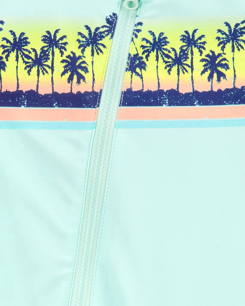 slide 2 of 3, Oshkosh Baby 1-Piece Palm Tree Rashguard Mint 24M, 1 ct