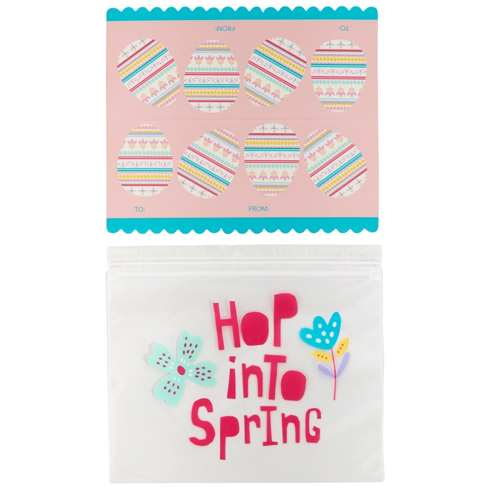 slide 1 of 1, Holiday Home Hop Into Spring Treat Bag Kit, 20 ct