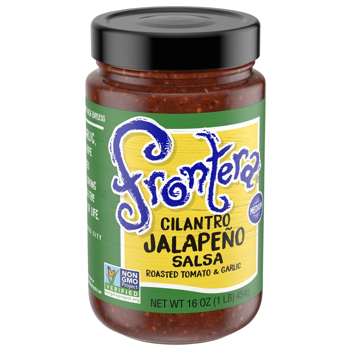 slide 2 of 8, Frontera Medium Jalapeno Cilantro Salsa 16 oz, 16 oz