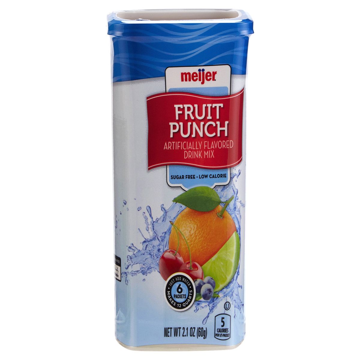 slide 1 of 4, Meijer Free & Light Fruit Punch, 2.12 oz