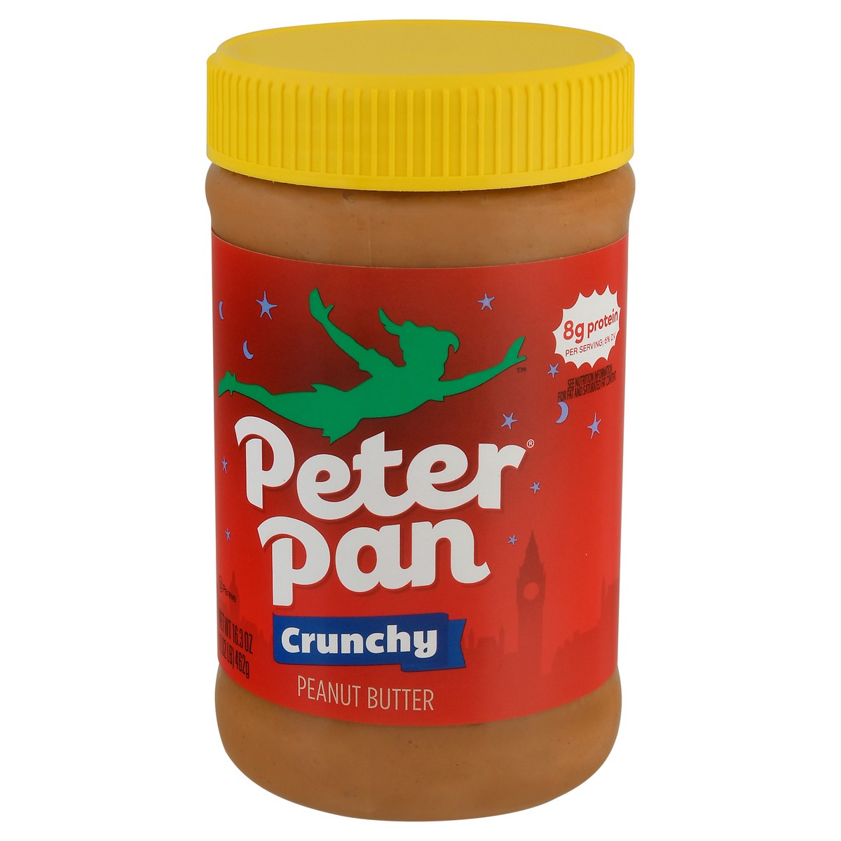 slide 8 of 14, Peter Pan Crunchy Peanut Butter, 16.3 OZ, 16.3 oz