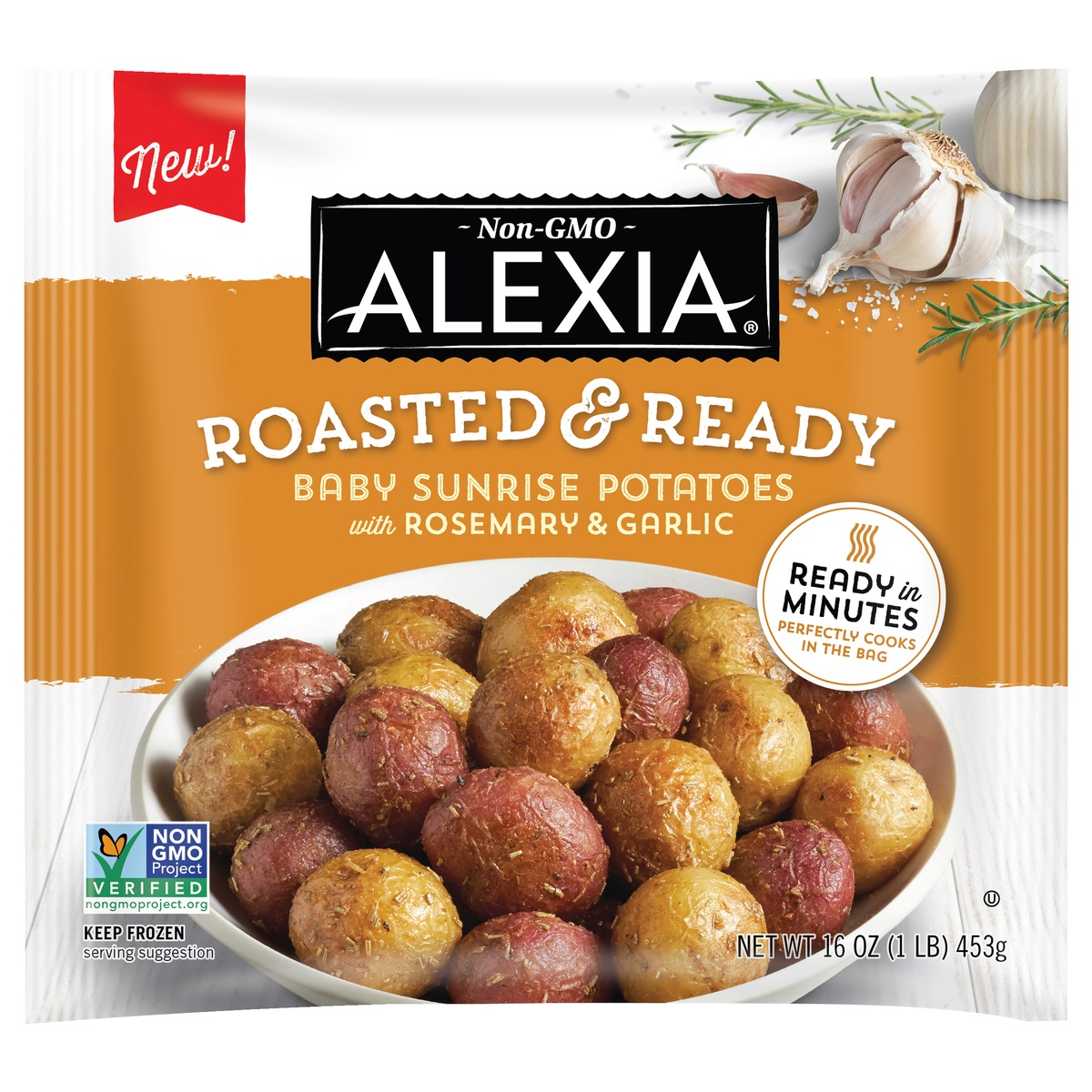 slide 1 of 6, Alexia Roasted & Ready Baby Sunrise Potatoes With Rosemary & Garlic, 16 oz