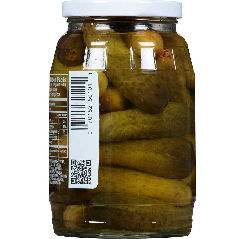 slide 3 of 3, Best Maid Whole Dill Pickles, 22 oz