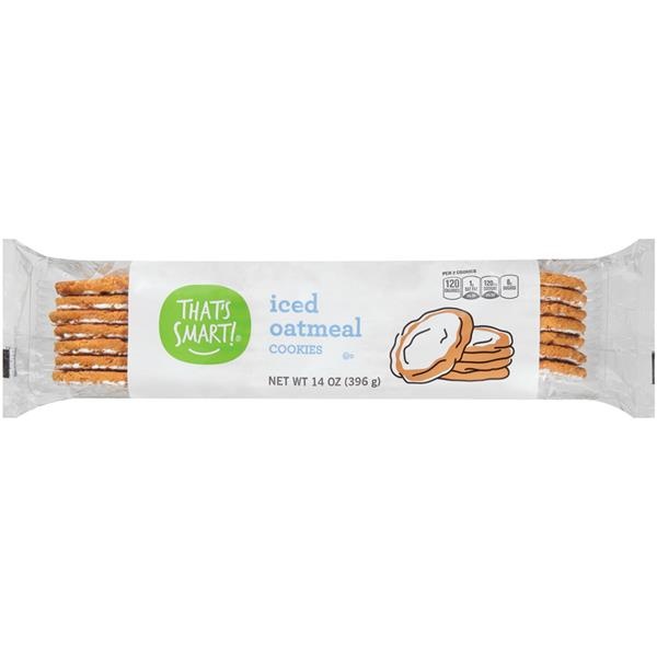 slide 1 of 1, That's Smart! Iced Oatmeal Cookies, 14 oz