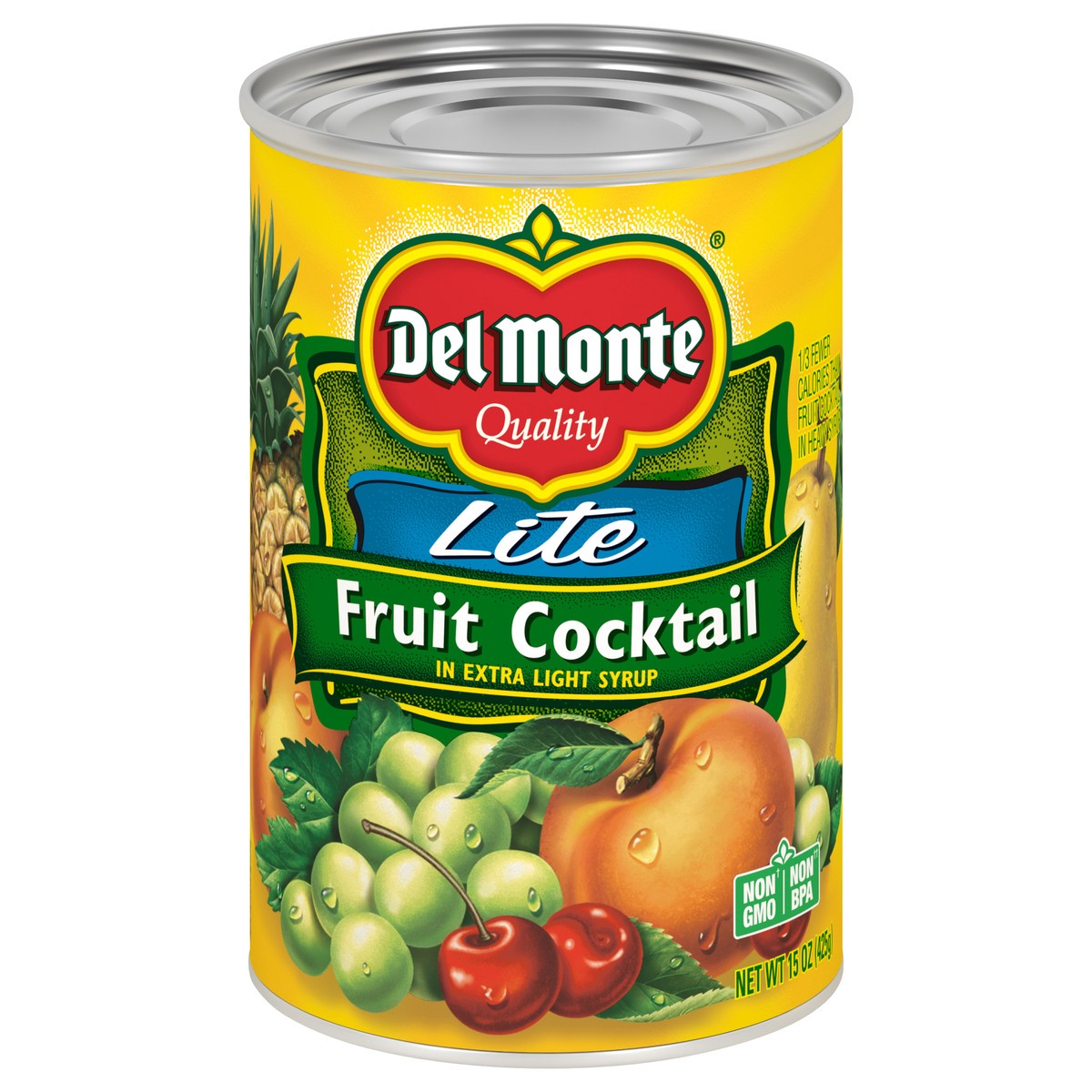 slide 4 of 11, Del Monte Del Month Lite Fruit Cocktail, 15 oz