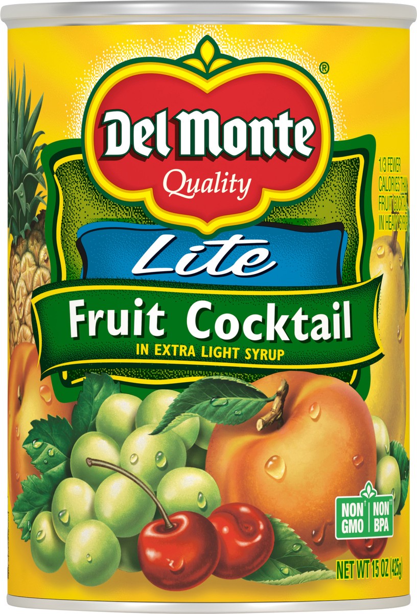 slide 10 of 11, Del Monte Del Month Lite Fruit Cocktail, 15 oz