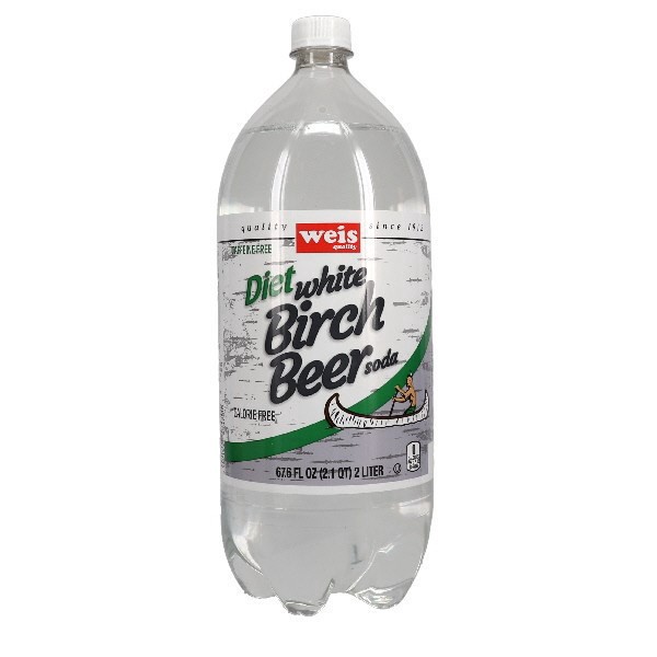 slide 1 of 1, Weis Quality Caffeine Free Diet White Birch Beer - 2 liter, 2 liter