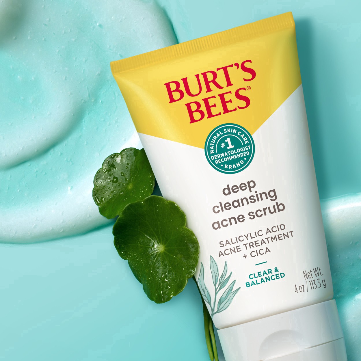 slide 79 of 83, Burt's Bees Natural Acne Solutions Deep Cleansing Scrub 4 oz, 4 fl oz