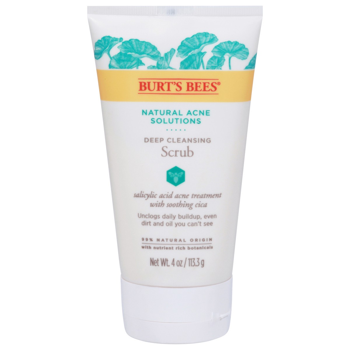 slide 1 of 83, Burt's Bees Natural Acne Solutions Deep Cleansing Scrub 4 oz, 4 fl oz