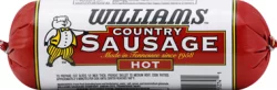 Williams Hot Pork Sausage Roll