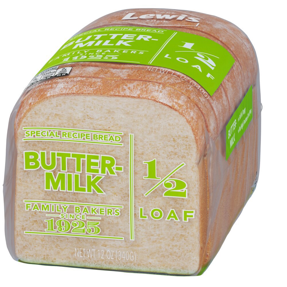 slide 2 of 5, Lewis 1/2 Loaf Buttermilk Bread, 1 ct