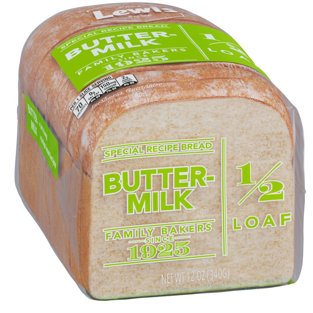 slide 4 of 5, Lewis 1/2 Loaf Buttermilk Bread, 1 ct