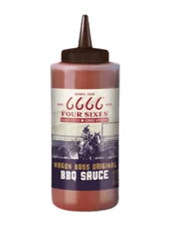Four Sixes Wagon Boss Original BBQ Sauce 14 oz