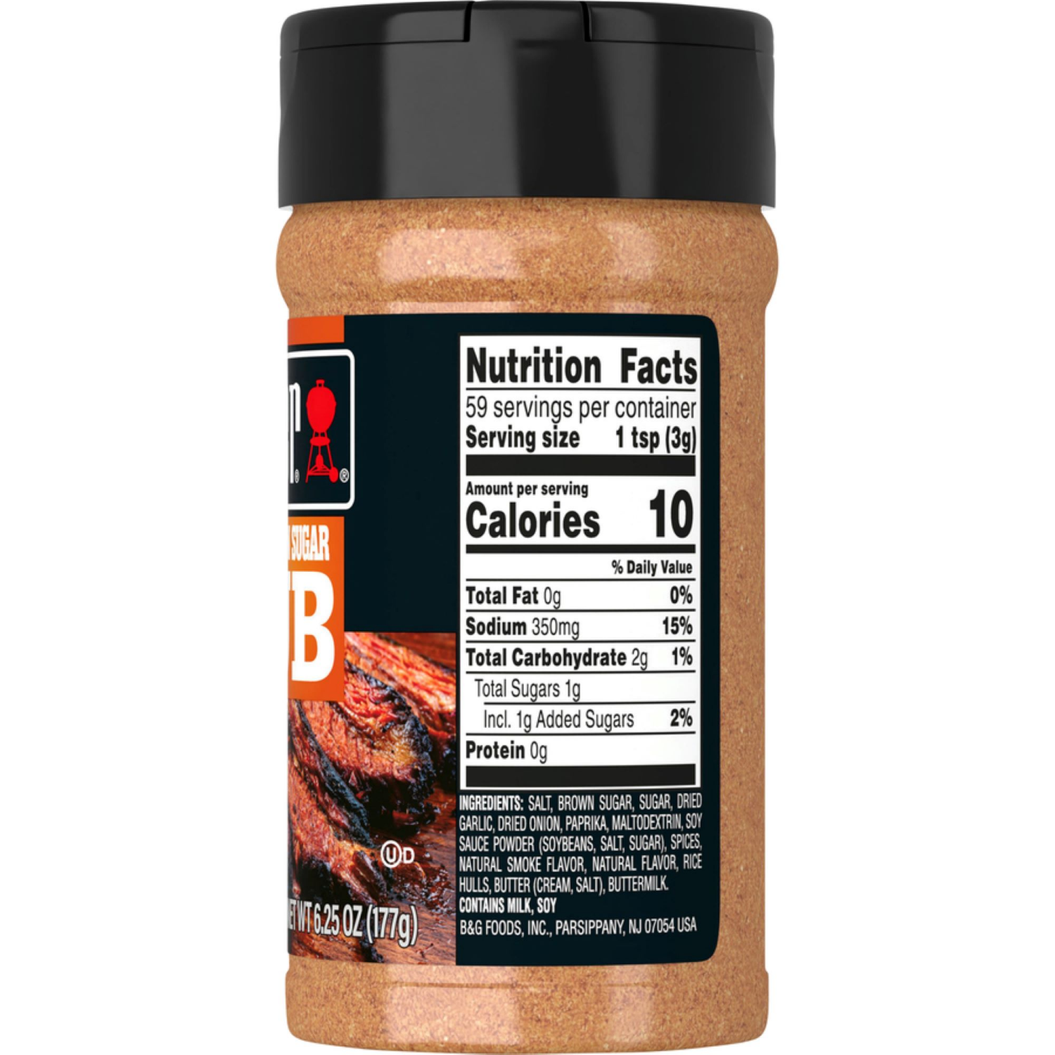 slide 2 of 2, Weber Smoky Brown Sugar Rub 6.25 oz, 6.25 oz