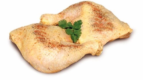 slide 1 of 1, Heritage Store Farm Chicken Seasoned Leg Quarters Value Pack, per lb