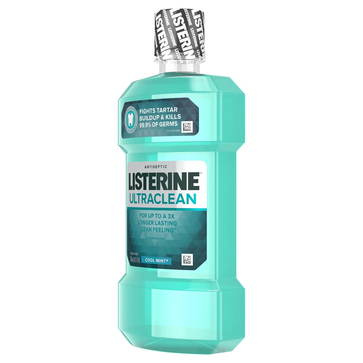 slide 3 of 7, Listerine Ultraclean Oral Care Antiseptic Mouthwash with Everfresh Technology to Help Fight Bad Breath, Gingivitis, Plaque and Tartar, Cool Mint, 8.5 Fl. Oz (250 mL), 250 ml