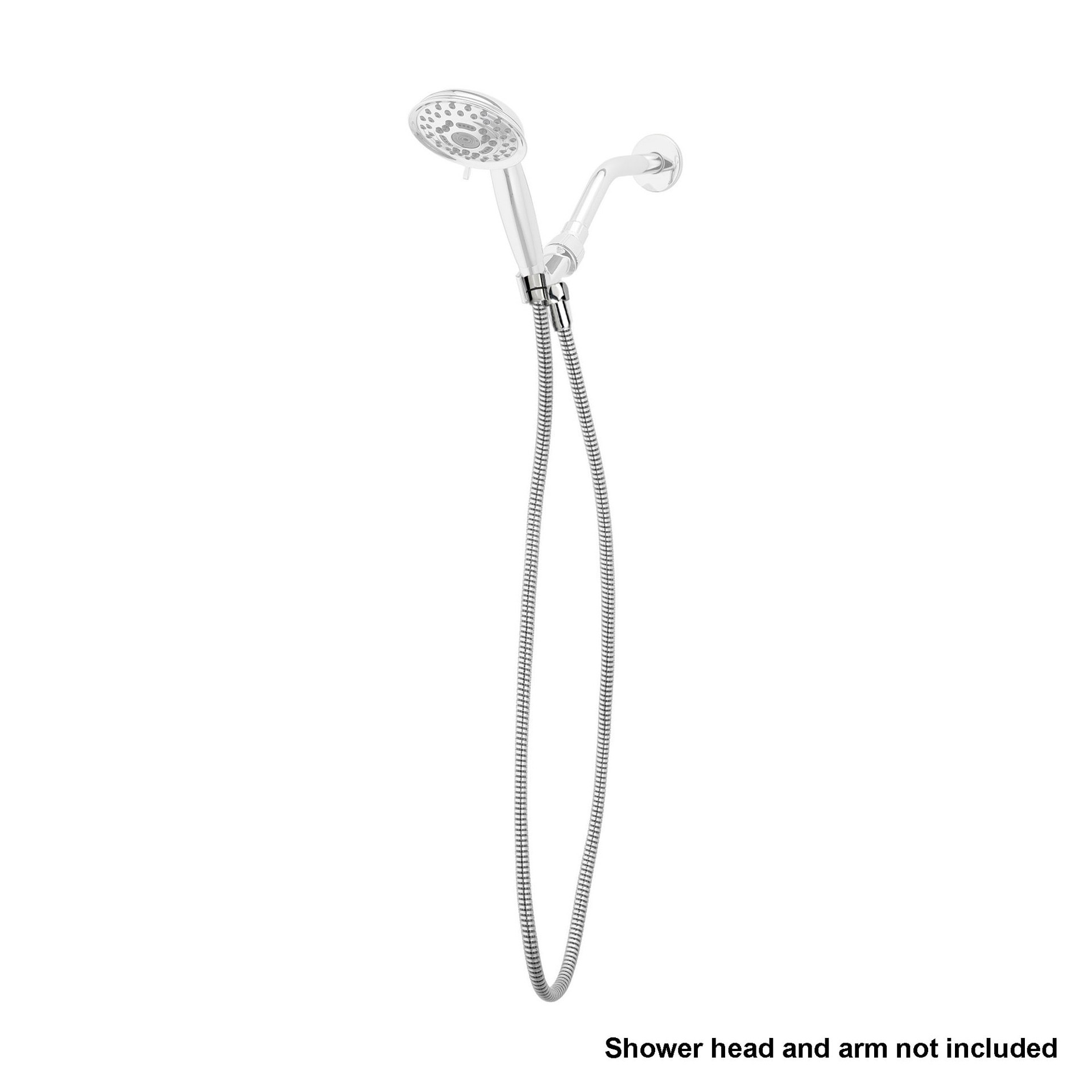 slide 4 of 5, Project Source Chrome 84-in Universal Shower Hose 0.5-in -ID, 1 ct