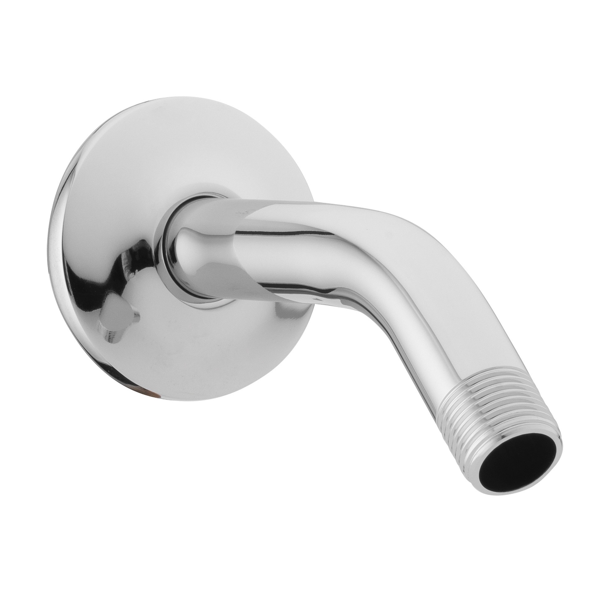 slide 2 of 5, Project Source Chrome 5.71-in Universal Shower Shower arm and flange 0.5-in -ID, 1 ct