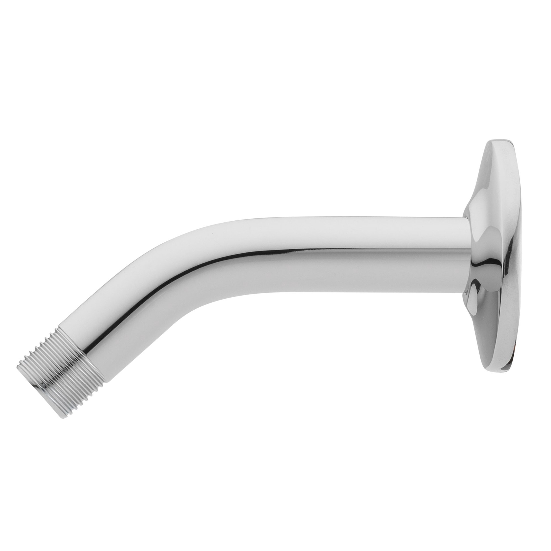 slide 3 of 5, Project Source Chrome 5.71-in Universal Shower Shower arm and flange 0.5-in -ID, 1 ct