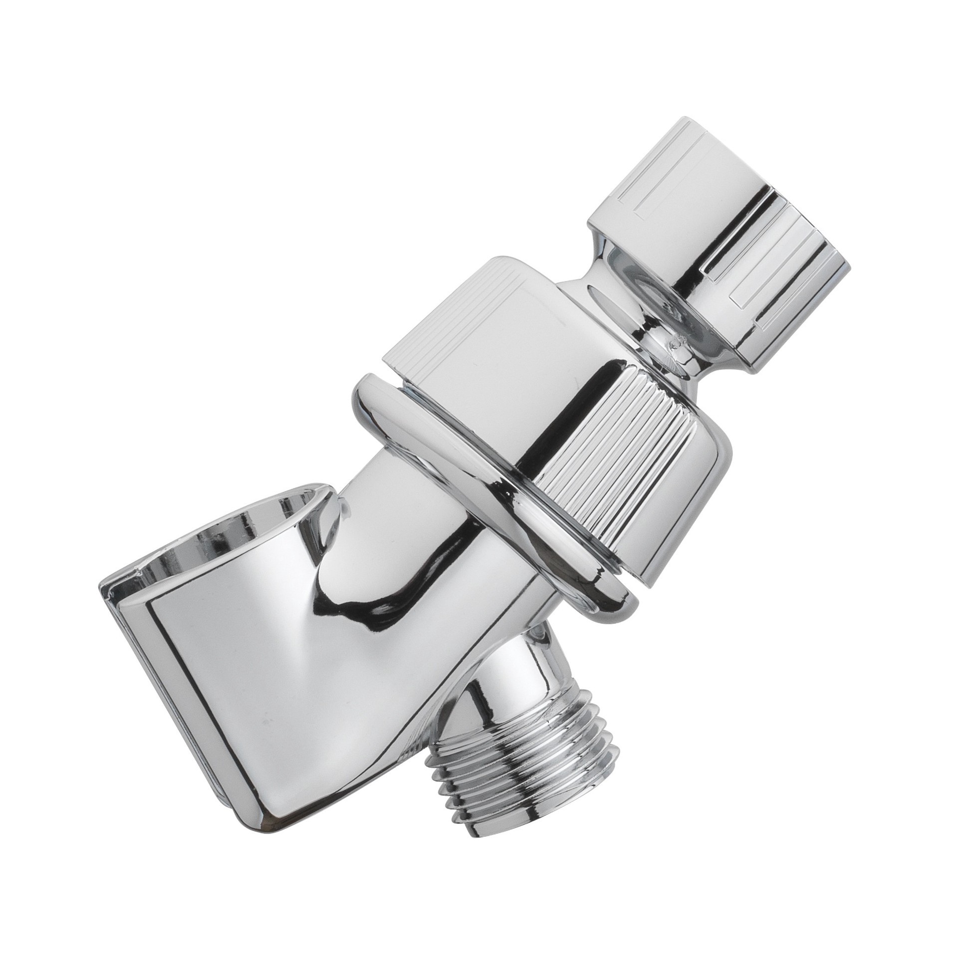 slide 3 of 3, Project Source Chrome 3.5-in Universal Shower Hand shower holder 0.5-in -ID, 1 ct