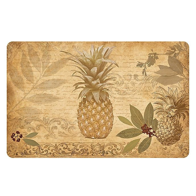 slide 1 of 1, The Softer Side by Weather Guard Pineapple Coast Kitchen Mat, 23 in x 36 in