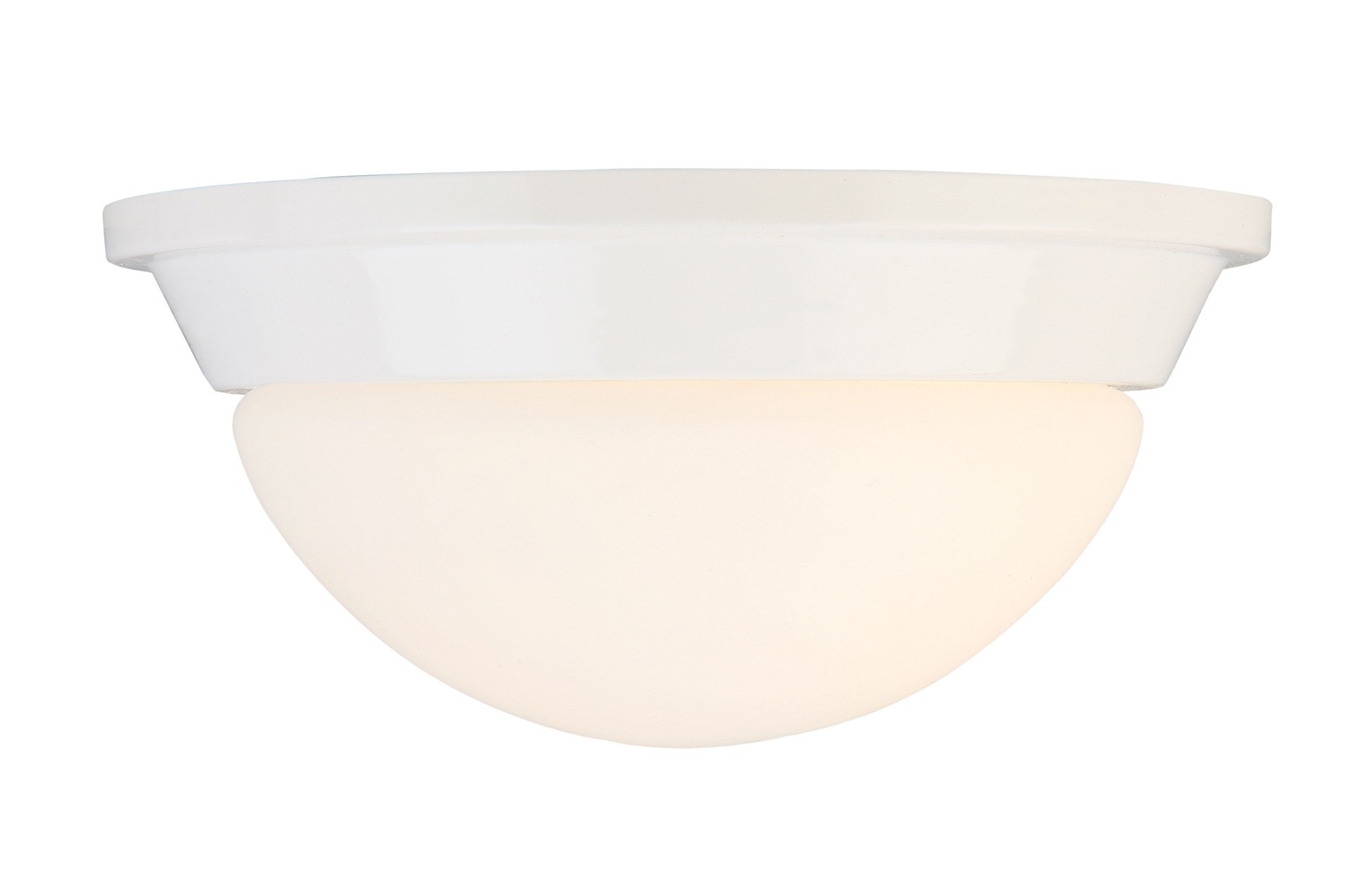 slide 6 of 6, Project Source 1 -Light 8.75-in Satin White Flush Mount Light, 1 ct