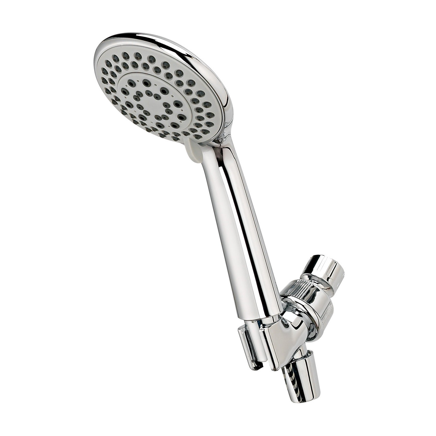 slide 3 of 6, Project Source 5 -Spray Chrome 3.5-in Round Handheld Shower Head 1.8 GPM, 1 ct