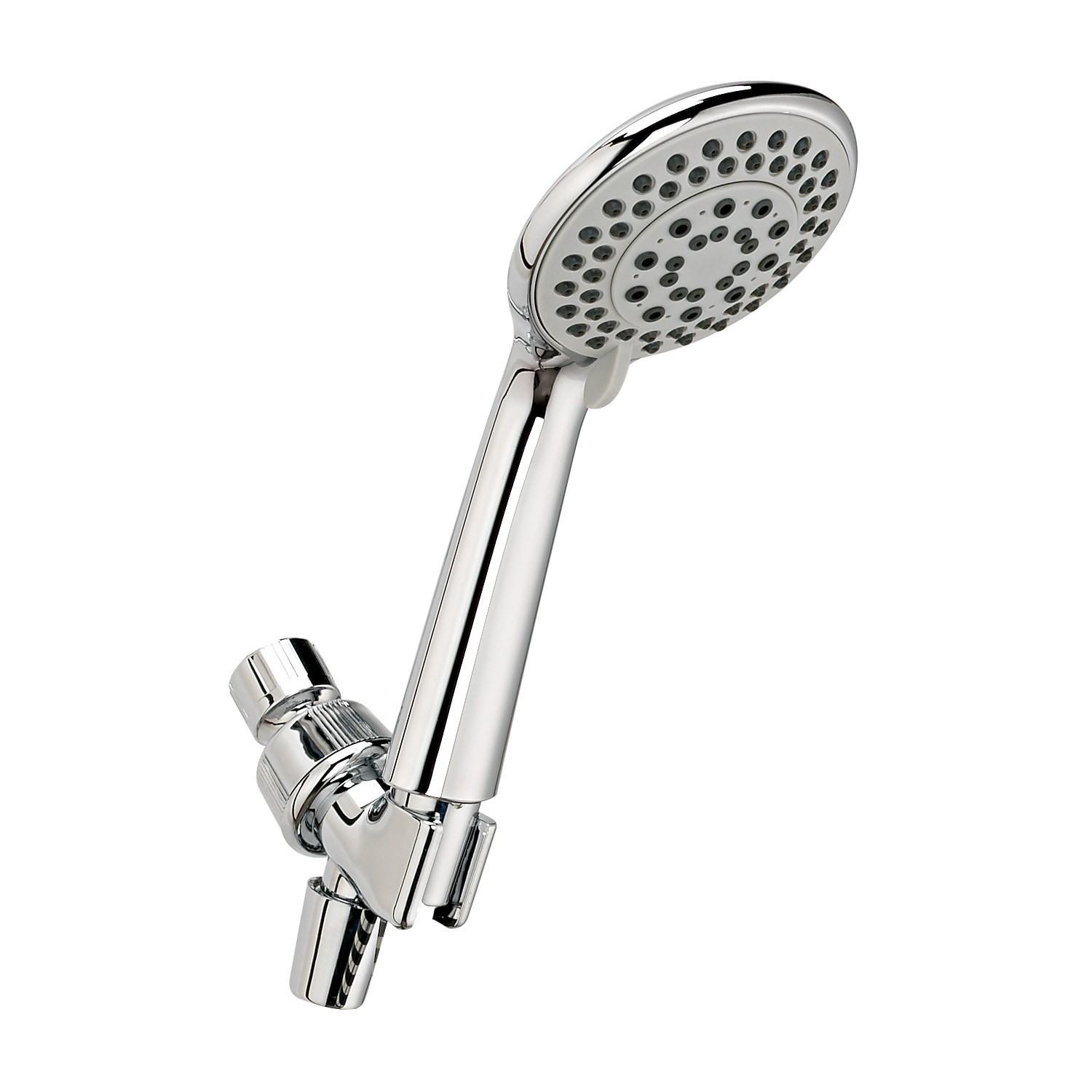 slide 4 of 6, Project Source 5 -Spray Chrome 3.5-in Round Handheld Shower Head 1.8 GPM, 1 ct