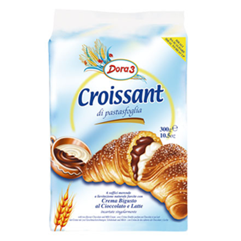 slide 1 of 1, Dora Croissant Bigusto Choc/Van, 1 ct