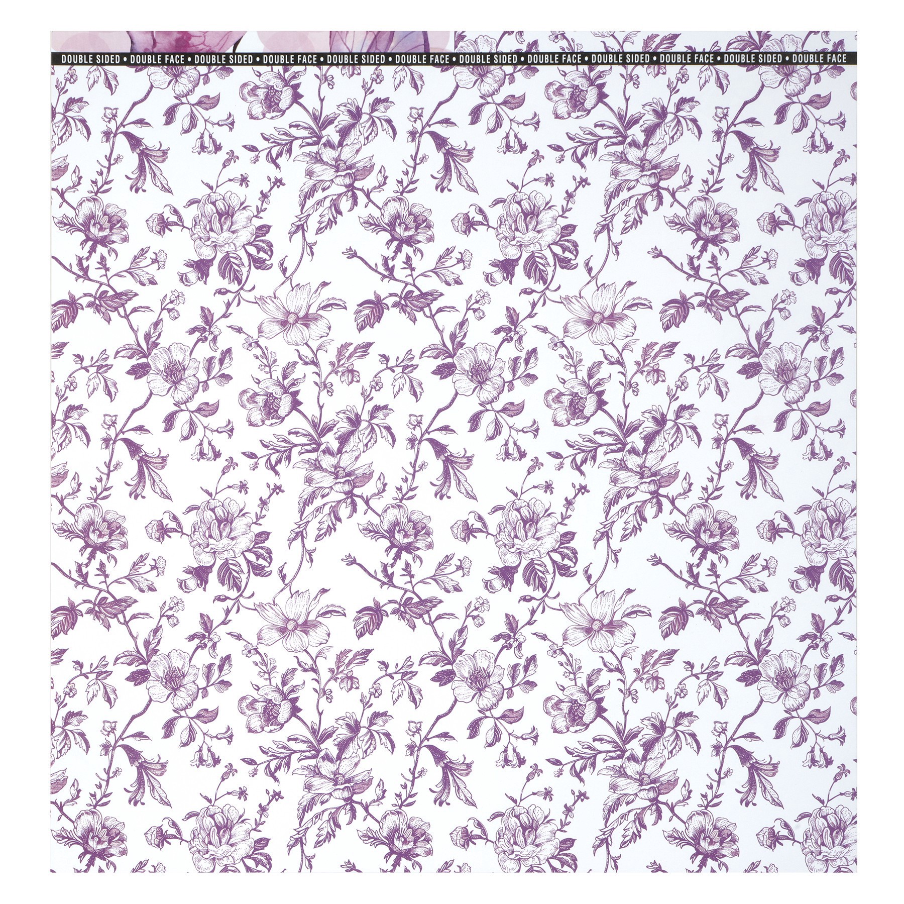 slide 2 of 2, 12" X 12" Double-Sided Pink Butterfly Cardstock Paper By Recollections, 12 in x 12 in